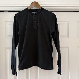 Polo Ralph Lauren black Henley (sz S)